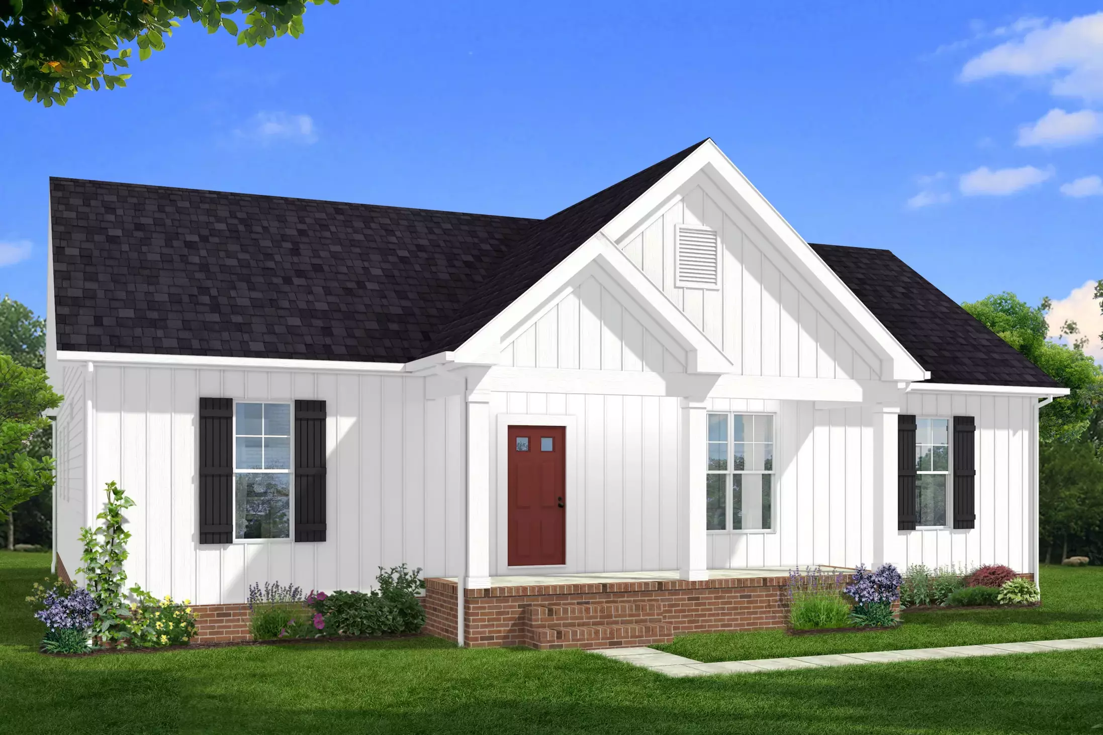 Rendering Slate River Elevation A. 10.17.22 Scaled 1 Uai 2194x1463, Rock River Homes