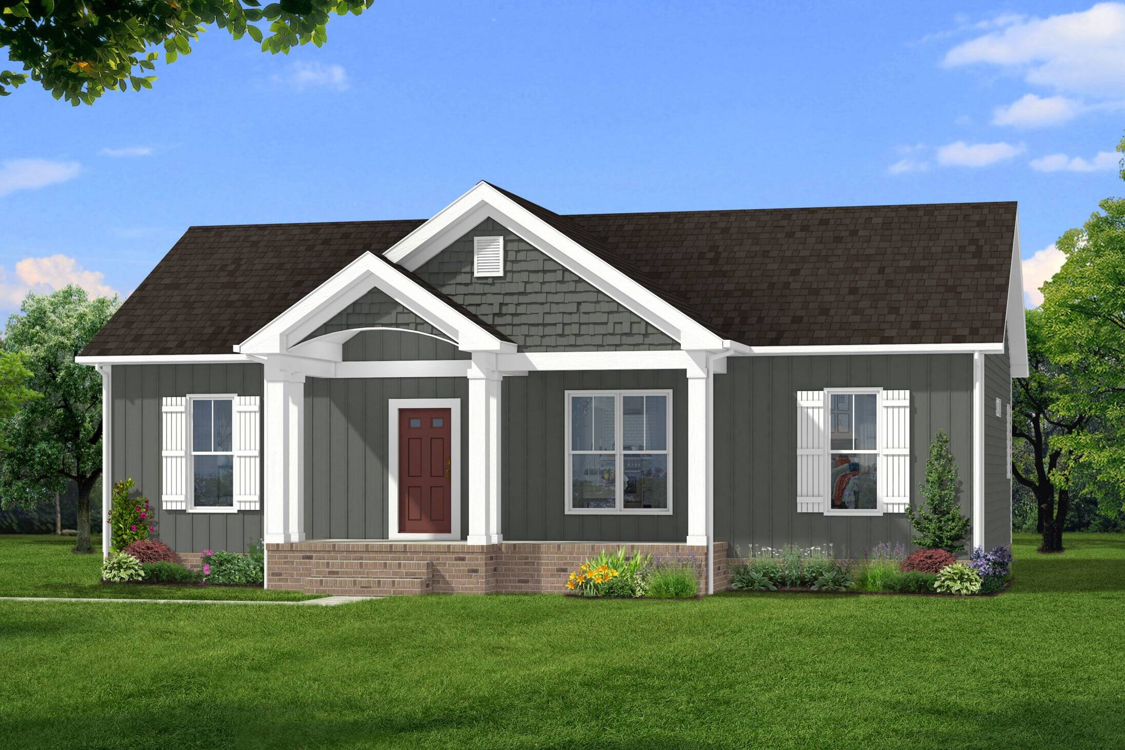 Exterior Rendering Pine Hill Lot 9 6.14.23 Scaled Uai 2194x1463, Rock River Homes