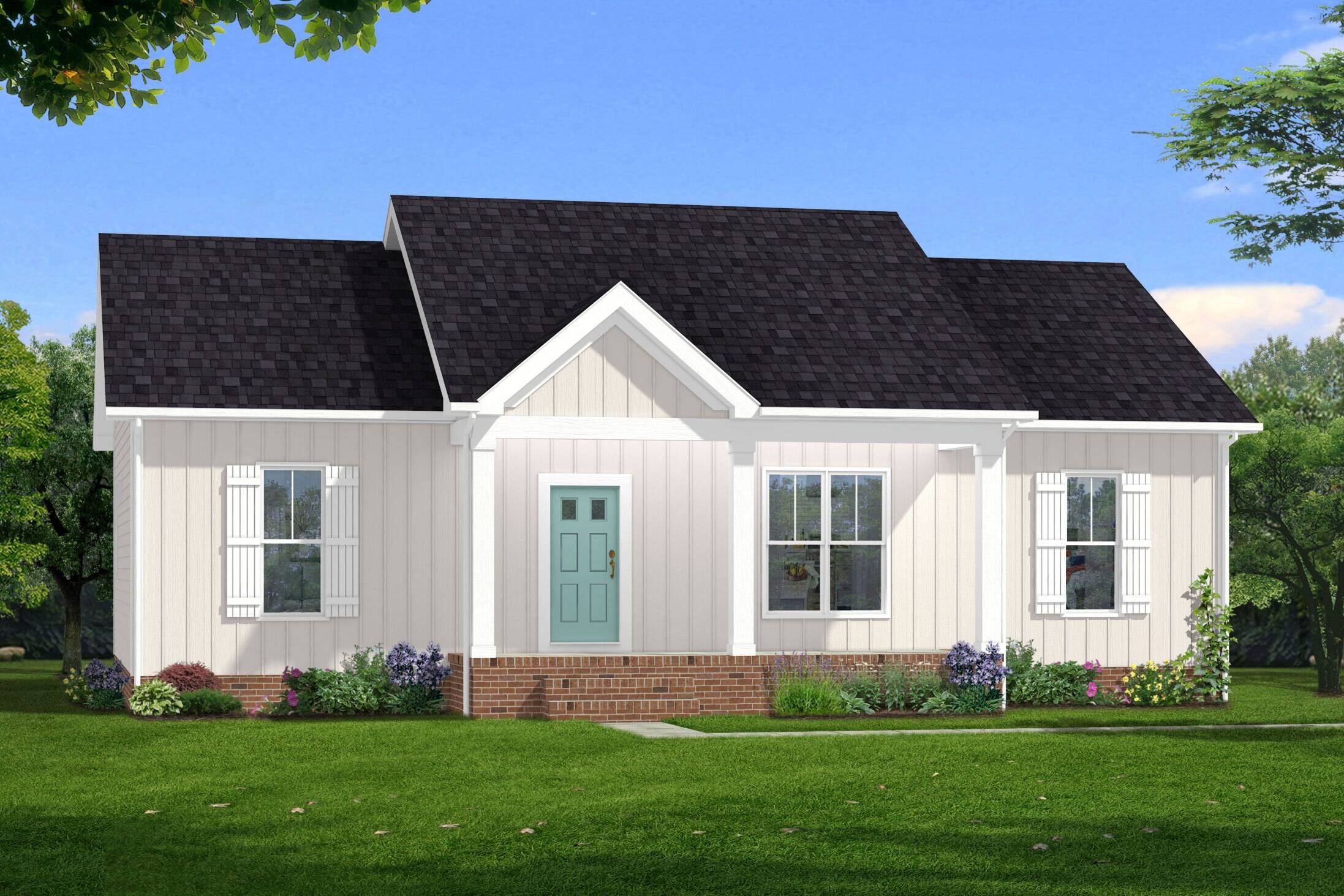 Exterior Rendering Pine Hill Lot 6 7.7.23 Scaled Uai 2194x1463, Rock River Homes