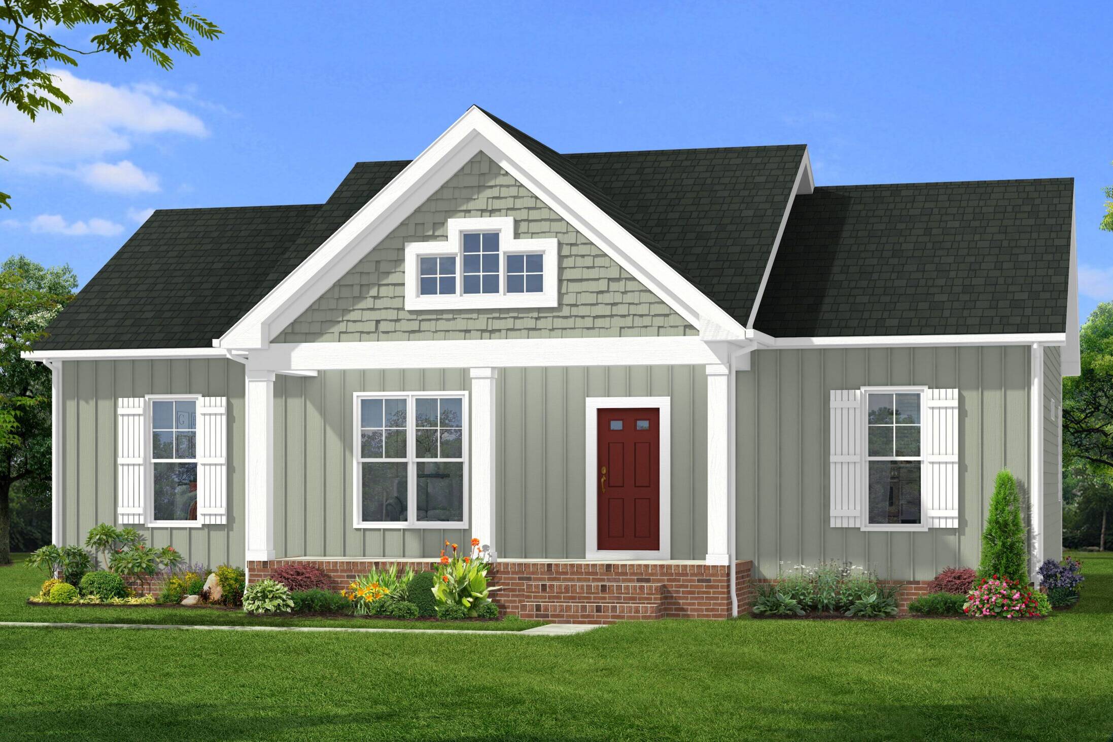 Exterior Rendering Beachcliff Lot 1 8.17.23 Scaled Uai 2194x1463, Rock River Homes
