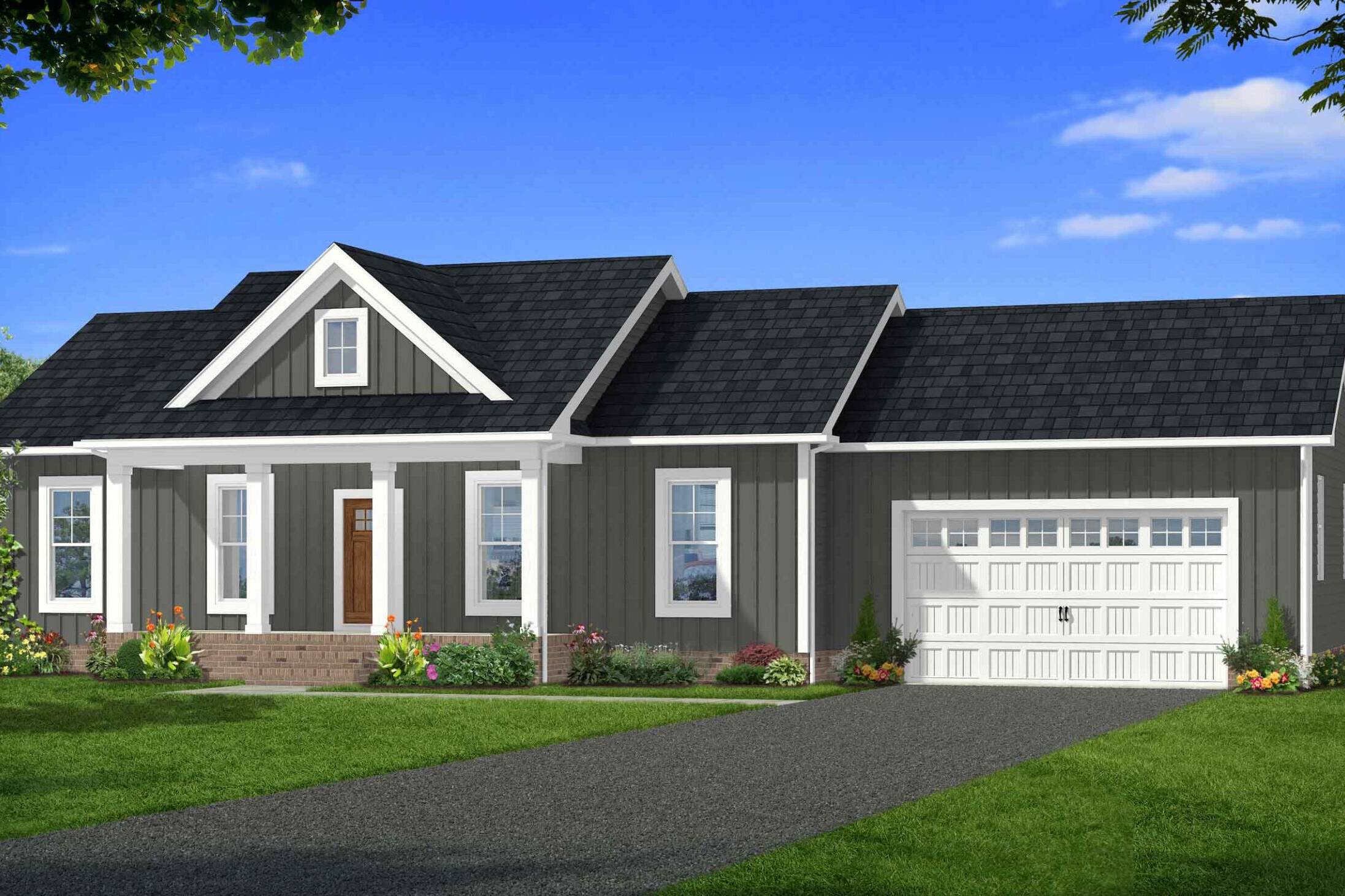 Laurel Creek + Garage Elevation E