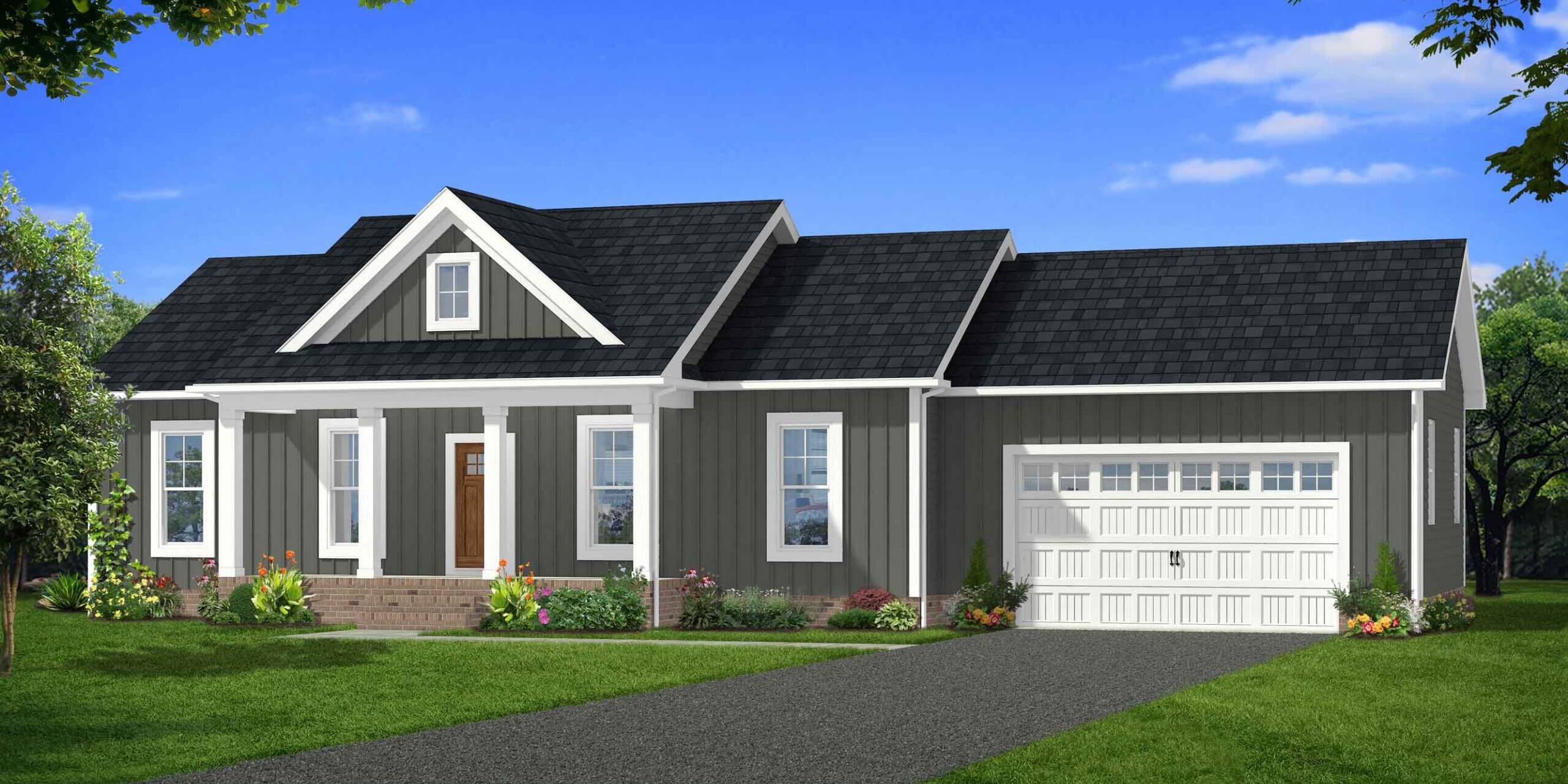 Laurel Creek + Garage Elevation E