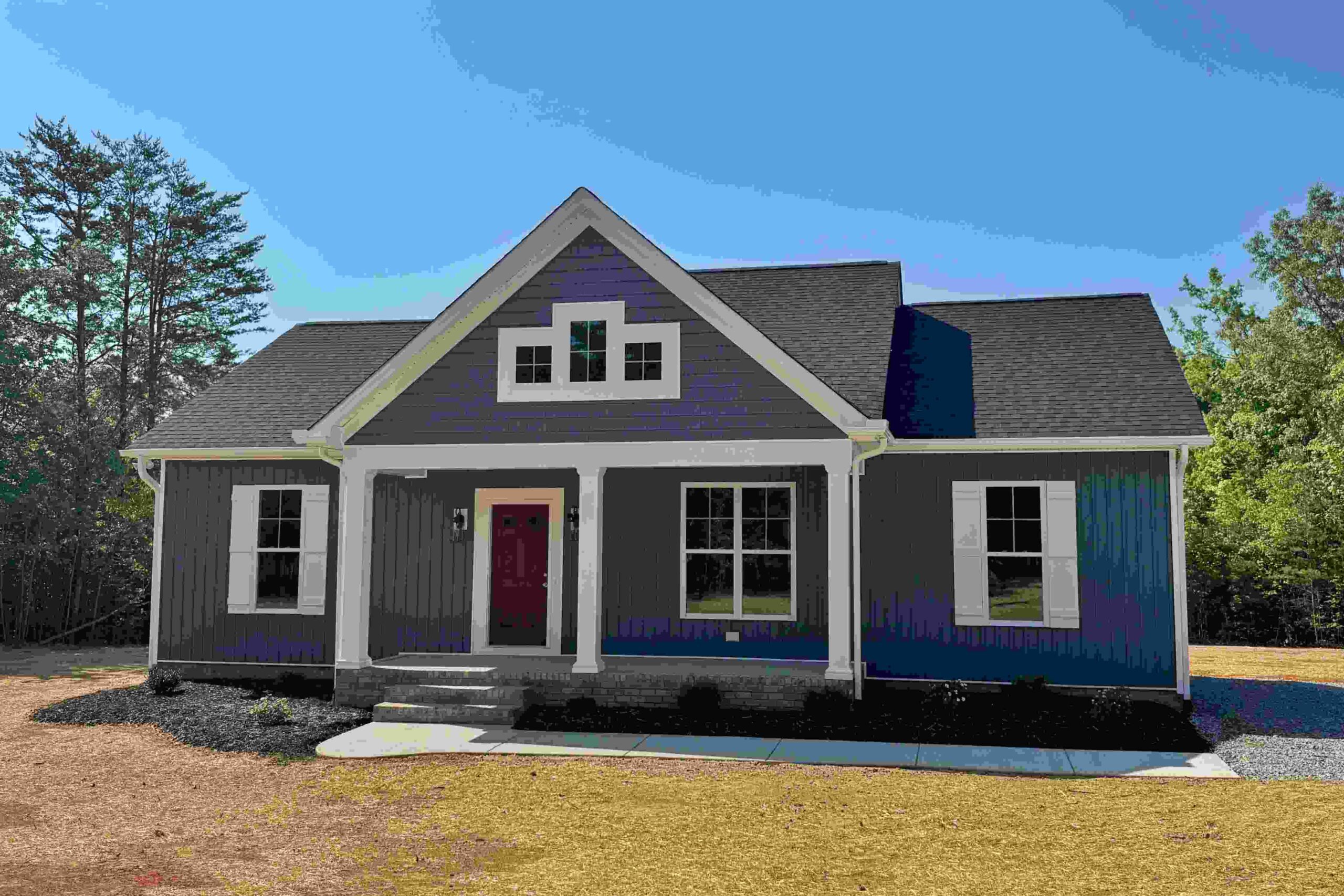 House with Gray Siding